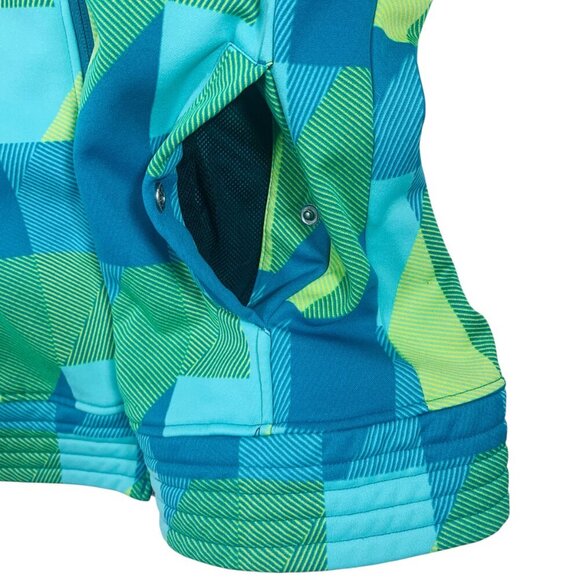 O'NEILL woman's Jacket top cat's eye Geometric Fleece size Medium - Picture 11 of 15